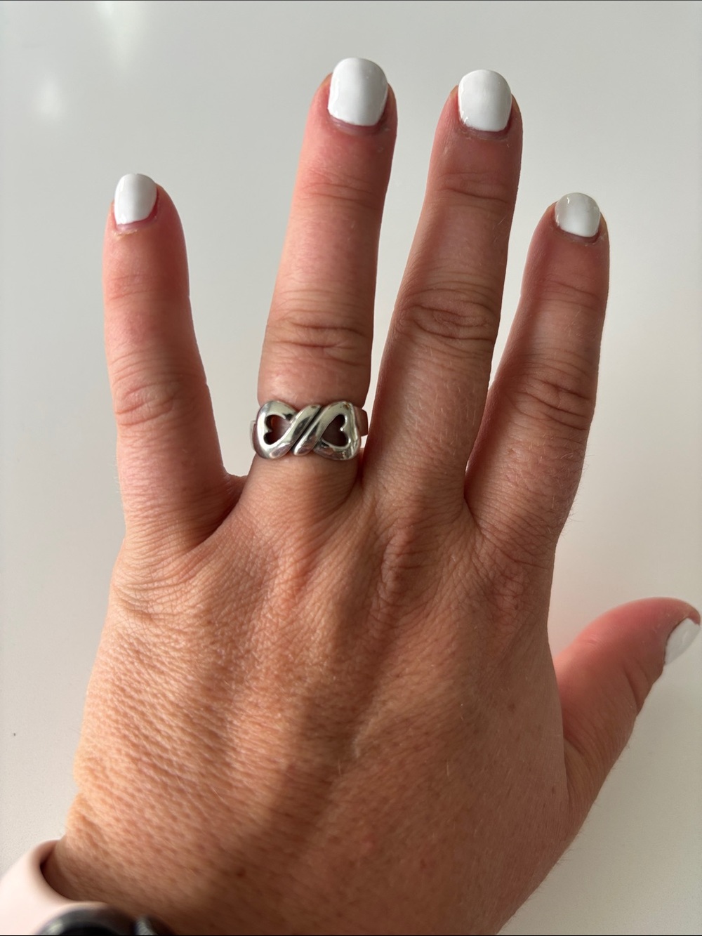 Sterling Silver Infinity Heart Ring